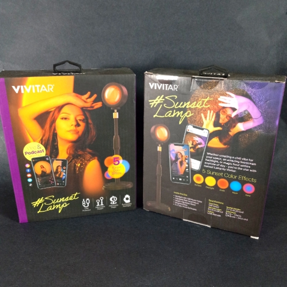 Vivitar sunset lamp brand new